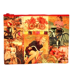 Bicycle Traveler Zipper Pouch