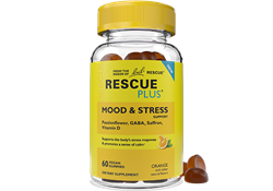 RESCUE Plus Mood & Stress Support 60 Vegan Gummies