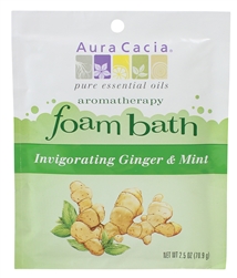 Aura Cacia - Ginger & Mint Foam Bath 2.5 oz.