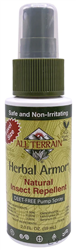 All Terrain - Herbal Armor DEET-Free, Natural Insect Repellent, Pump Spray 2oz. - Travel-Size