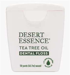 Desert Essence - Tea Tree Oil Waxed Dental Floss 50yd
