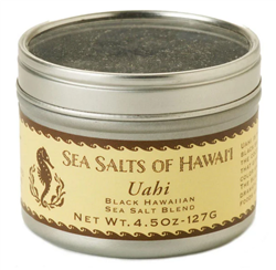 Uahi Hawaiian Sea Salt Blend 4.5 ounce tin from Sea Salts of Hawai'i