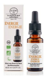 Energy Elixir Drops 20ml Les Fleurs de Bach by Elixirs & Co