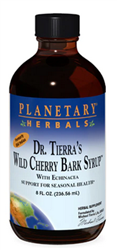Planetary Herbals - Dr. Tierra's Wild Cherry Bark Syrupâ„¢ 8 oz