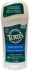 Tom's of Maine- Long Lasting Deodorant  Unscented 2.25oz