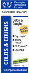 WHP Colds & Coughs 1 oz