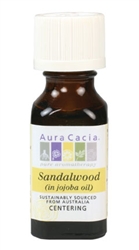 Aura Cacia- Sandalwood with JoJoba Oil
