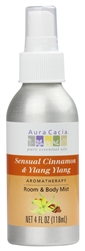 Aura Cacia Aromatherapy Mists - Sensual Cinnamon & Ylang Ylang