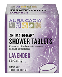 Aura Cacia - Lavender Shower Tablets 3 oz.