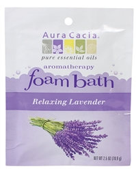 Aura Cacia Relaxing Lavender Foam Bath 2.5 oz.