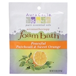 Aura Cacia Peaceful Patchouli & Sweet Orange Foam Bath 2.5 oz.