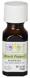 Aura Cacia Black Pepper Essential Oil 0.5 fl. oz.
