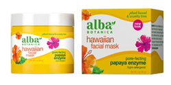 Alba Botanica's Hawaiian facial mask pore-fecting papaya enzyme 3oz