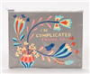 Blue Q - I'm Complicated Zipper Pouch
