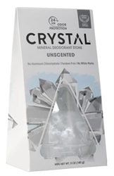 Mineral Deodorant Stone w/Dish Unscented Net Wt 5 oz