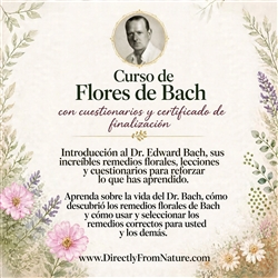 Curso de flores de Bach con cuestionarios y certificado de finalizaciÃ³n