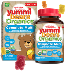 Hero Nutritonals - Yummy Bears Organic Multi-Vitamin for Children 90 Gummy Bears