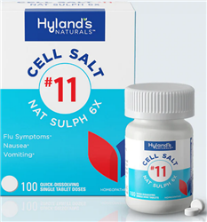 Hyland's - #11 Cell Salt Nat. Sulph. 6X 100 tabs