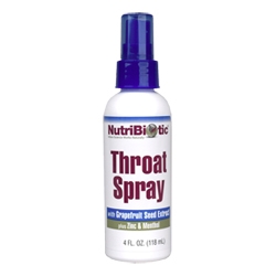 NutriBiotic -Throat Spray w/ Zinc and GSE 4 oz