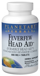 Planetary Herbals Feverfew Head Aid 615mg, 50 tab