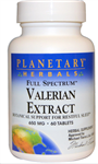 Full Spectrum Valerian Extract - Botanical Support - 650 mg 60 tablets