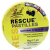 Bach Rescue Pastilles Black Currant Flavor | 50g Tin of Natural Stress Relief Lozenges with Flower Essences