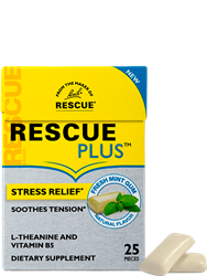 Rescue PLUS Gum - Fresh Mint - 25 Pieces