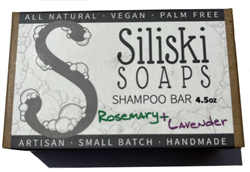 Siliski Soaps - Shampoo Bar - Rosemary & Lavender