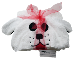 After Shower Dalmatian Hooded Towel