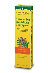 TheraNeem Neem Toothpaste - Neem & Sea Buckthorn 4.23 oz.