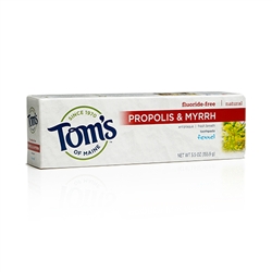 Tom's of Maine - Fluoride-Free Propolis & Myrrh Toothpaste 5.5 oz